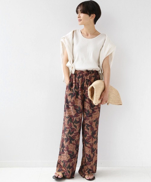 JOURNAL STANDARD relume(ジャーナルスタンダード レリューム)の「アイレットテレコノースリーブ◆(タンクトップ・レディース・ブラック/ブラウン/ナチュラル・FREE)」の15枚目の写真