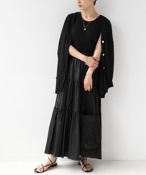 JOURNAL STANDARD relume(ジャーナルスタンダード レリューム)の「アイレットテレコノースリーブ◆(タンクトップ・レディース・ブラック/ブラウン/ナチュラル・FREE)」の11枚目の写真