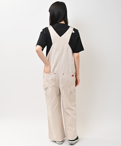 Dickies（ディッキーズ）の「Dickies (ディッキーズ) ツールポケット オーバーオール（サロペット/オーバーオール・レディース・アイボリー/ブラック/ベージュ/カーキ・M/L）」の6枚目の写真