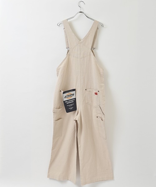 Dickies（ディッキーズ）の「Dickies (ディッキーズ) ツールポケット オーバーオール（サロペット/オーバーオール・レディース・アイボリー/ブラック/ベージュ/カーキ・M/L）」の8枚目の写真