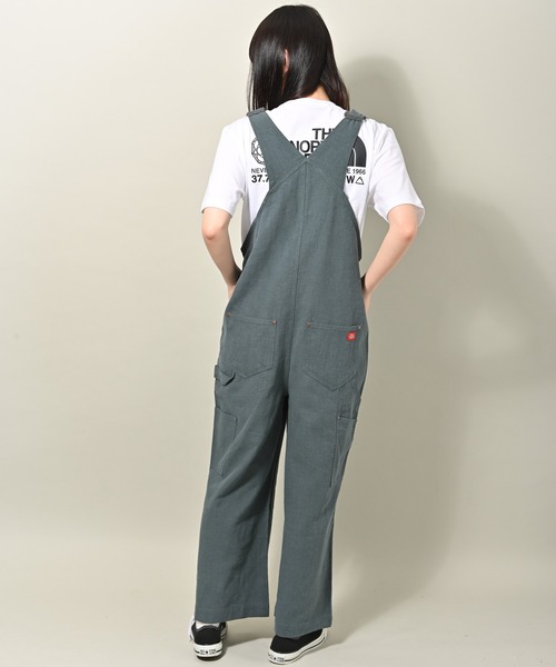 Dickies（ディッキーズ）の「Dickies (ディッキーズ) ツールポケット オーバーオール（サロペット/オーバーオール・レディース・アイボリー/ブラック/ベージュ/カーキ・M/L）」の19枚目の写真