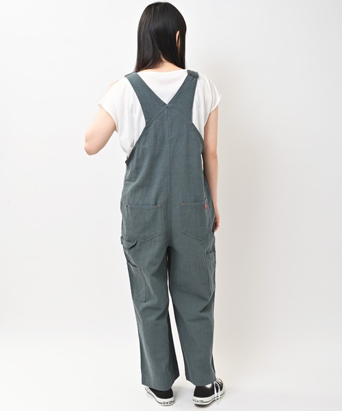 Dickies（ディッキーズ）の「Dickies (ディッキーズ) ツールポケット オーバーオール（サロペット/オーバーオール・レディース・アイボリー/ブラック/ベージュ/カーキ・M/L）」の22枚目の写真