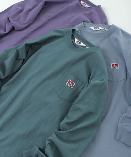 【BENDAVIS(ベンデイビス)】LONGSLEEVEPOCKETTEE/ピスネームポケットロンT