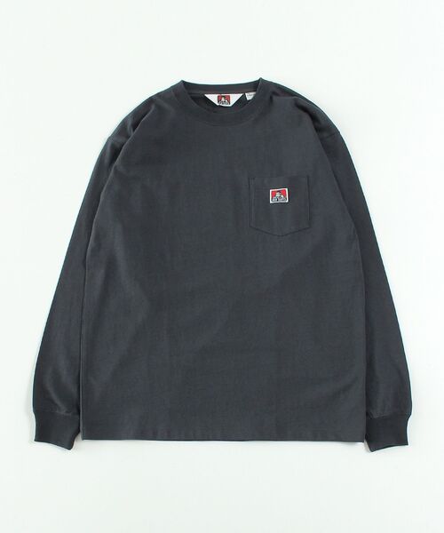 【BENDAVIS(ベンデイビス)】LONGSLEEVEPOCKETTEE/ピスネームポケットロンT
