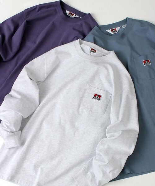 【BENDAVIS(ベンデイビス)】LONGSLEEVEPOCKETTEE/ピスネームポケットロンT