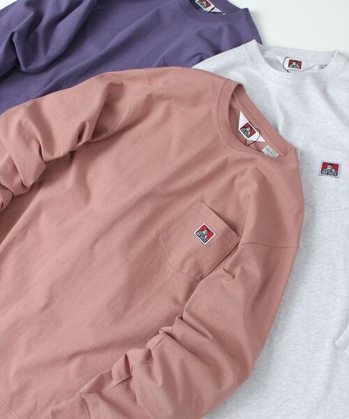 【BENDAVIS(ベンデイビス)】LONGSLEEVEPOCKETTEE/ピスネームポケットロンT