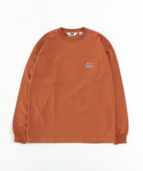 【BENDAVIS(ベンデイビス)】LONGSLEEVEPOCKETTEE/ピスネームポケットロンT