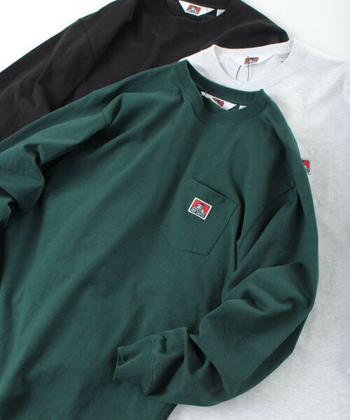 【BENDAVIS(ベンデイビス)】LONGSLEEVEPOCKETTEE/ピスネームポケットロンT