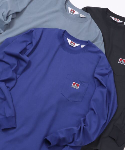 【BENDAVIS(ベンデイビス)】LONGSLEEVEPOCKETTEE/ピスネームポケットロンT