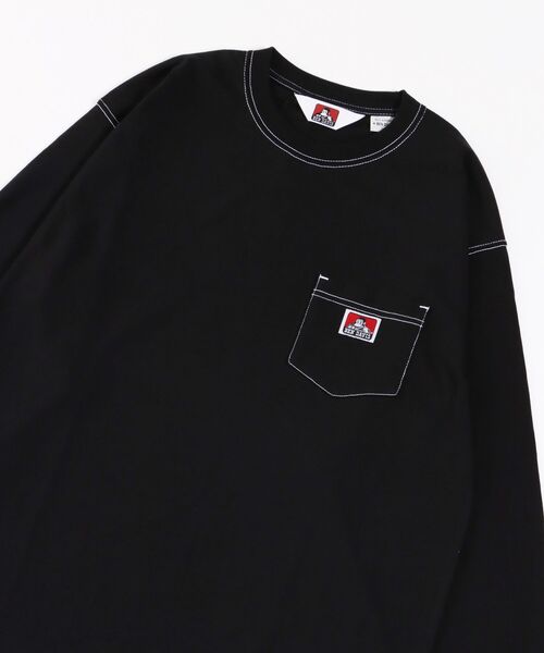 【BENDAVIS(ベンデイビス)】LONGSLEEVEPOCKETTEE/ピスネームポケットロンT