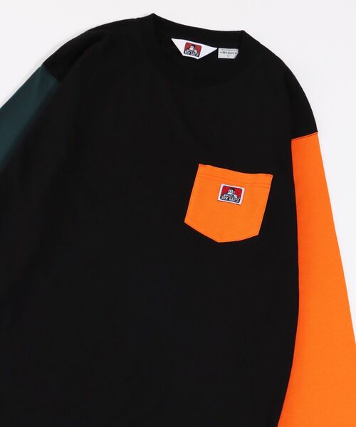 【BENDAVIS(ベンデイビス)】LONGSLEEVEPOCKETTEE/ピスネームポケットロンT