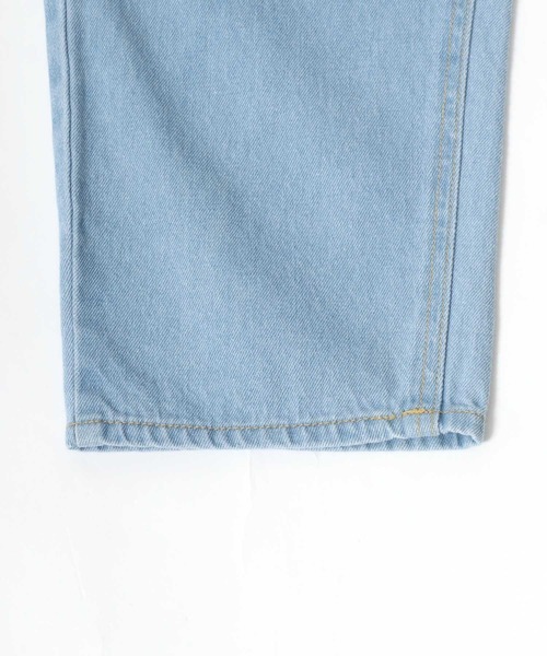 Salong hameu（サロン ハミュー）の「デニムワイドバギーパンツ/ワイドテーパードパンツ メンズ レディース（デニムパンツ・メンズ・ワンウォッシュ/ライトインディゴブルー/ダークインディゴブルー・M/L）」の14枚目の写真