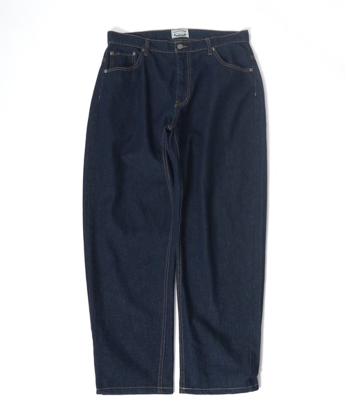 Salong hameu（サロン ハミュー）の「デニムワイドバギーパンツ/ワイドテーパードパンツ メンズ レディース（デニムパンツ・メンズ・ワンウォッシュ/ライトインディゴブルー/ダークインディゴブルー・M/L）」の13枚目の写真