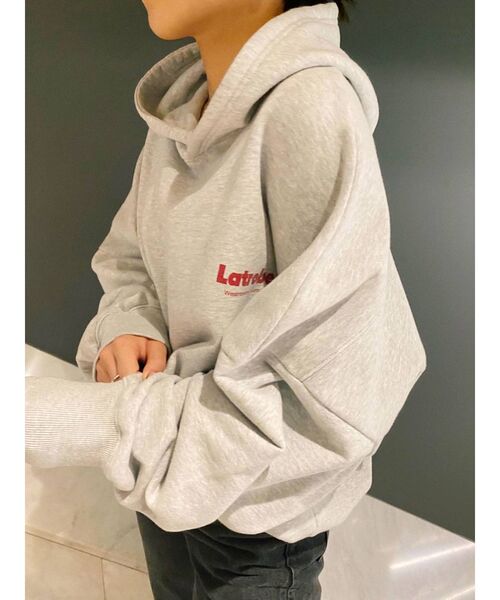 Ungrid（アングリッド）の「フードロゴルーズパーカー（パーカー・レディース・ライトグレー/ネイビー/オフホワイト・FREE）」の22枚目の写真