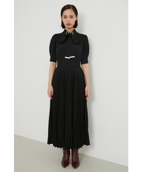 rienda（リエンダ）の「ハトメボウタイシャツワンピース（シャツワンピース・レディース・ブラック/カーキ/ブラウン系その他/ブルー系その他3・SMALL/MEDIUM）」の5枚目の写真