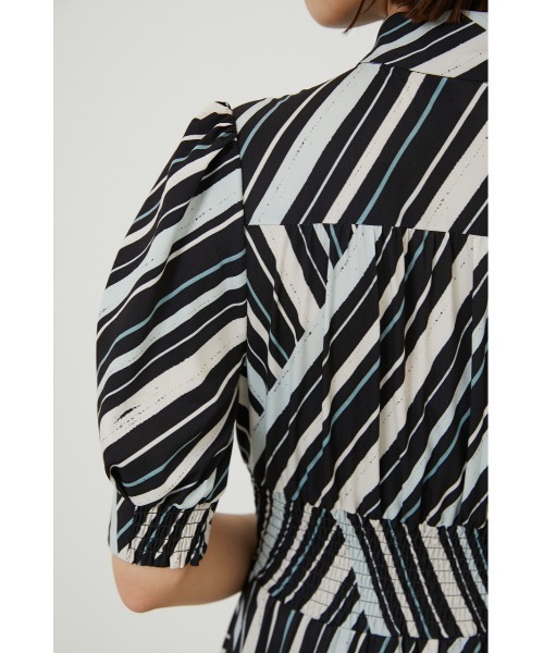 rienda（リエンダ）の「ハトメボウタイシャツワンピース（シャツワンピース・レディース・ブラック/カーキ/ブラウン系その他/ブルー系その他3・SMALL/MEDIUM）」の21枚目の写真