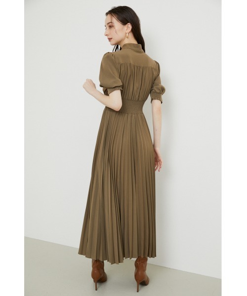 rienda（リエンダ）の「ハトメボウタイシャツワンピース（シャツワンピース・レディース・ブラック/カーキ/ブラウン系その他/ブルー系その他3・SMALL/MEDIUM）」の15枚目の写真