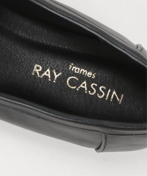frames RAY CASSIN（フレームスレイカズン）の「スクエアトゥ型押しローファー（ローファー・レディース・ブラック/ダークブラウン/グレイッシュベージュ/ブラック系・MEDIUM/LARGE/X-LARGE/SMALL）」の9枚目の写真
