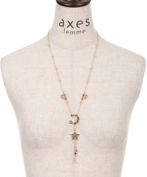 Alice in Tinyroom メテオール　ネックレス　星型クリスタル axes femme（アクシーズファム）の「メテオールネックレス（ネックレス