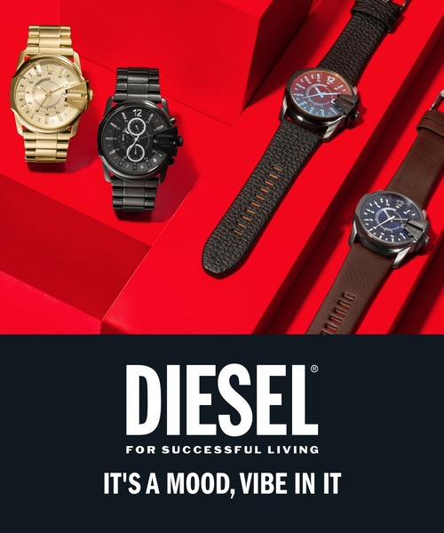 DIESEL（ディーゼル）の「MEGA CHIEF DZ7456（アナログ腕時計）」 - WEAR