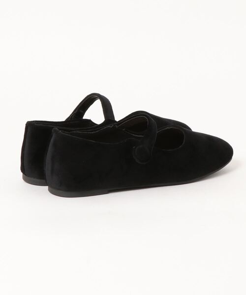 Samansa Mos2（サマンサ モスモス）の「ベロアストラップシューズ（その他シューズ・レディース・ブラック/ブラウン・MEDIUM/LARGE）」の3枚目の写真