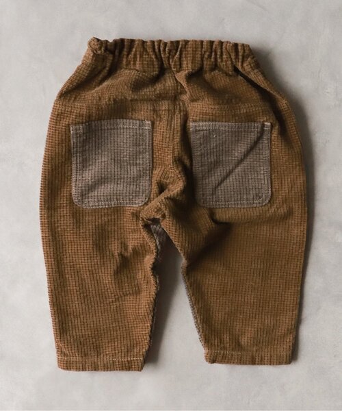 BREEZE（ブリーズ）の「WEB限定 バイカラーサーカスパンツ（その他パンツ・キッズ・チャコール/ベージュ/インディゴブルー・120/90/130/110/80/70/100）」の22枚目の写真