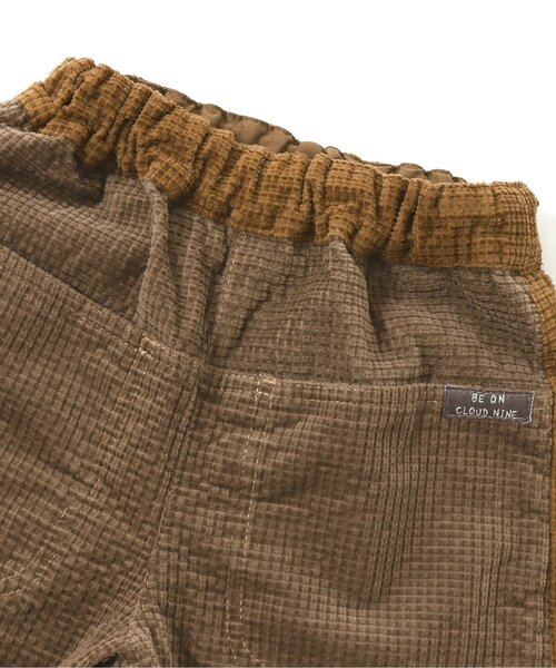 BREEZE（ブリーズ）の「WEB限定 バイカラーサーカスパンツ（その他パンツ・キッズ・チャコール/ベージュ/インディゴブルー・120/90/130/110/80/70/100）」の18枚目の写真