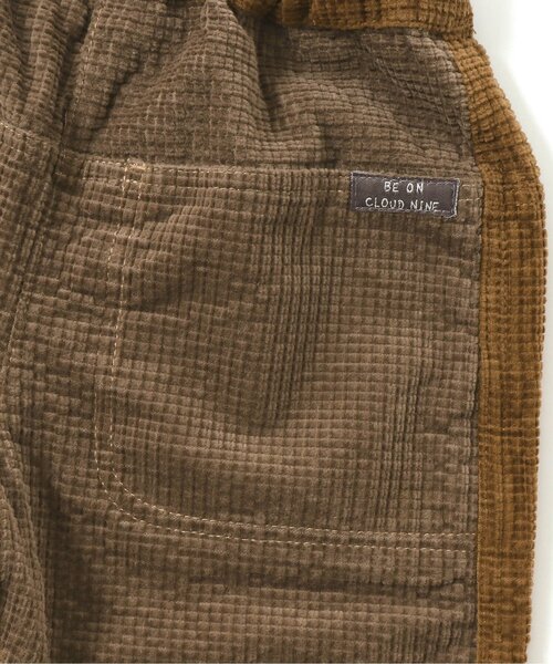 BREEZE（ブリーズ）の「WEB限定 バイカラーサーカスパンツ（その他パンツ・キッズ・チャコール/ベージュ/インディゴブルー・120/90/130/110/80/70/100）」の17枚目の写真