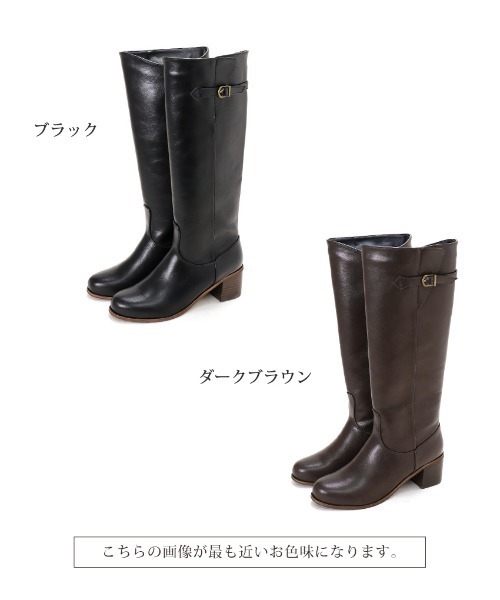 SESTO(セスト)の「ジョッキーロングブーツ(ブーツ・レディース・ブラック/ダークブラウン・M/S/L/3L/LL)」の15枚目の写真