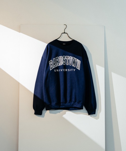 Ressaca（レサーカ）の「オーバーサイズ 裏起毛スケーターカレッジロゴスウェット（スウェット・メンズ・ホワイト/ブラック/グリーン/マルーン/アッシュグレー/ネイビー/パープル/グレー系/グレー/ブラウン/ブラック系/ブルー・M/L）」の9枚目の写真