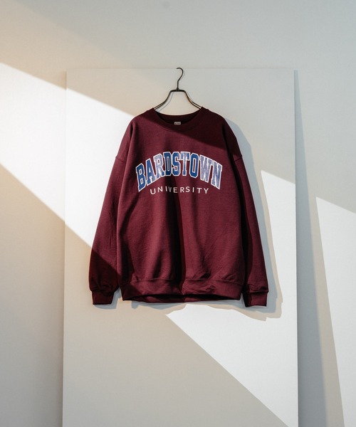 Ressaca（レサーカ）の「オーバーサイズ 裏起毛スケーターカレッジロゴスウェット（スウェット・メンズ・ホワイト/ブラック/グリーン/マルーン/アッシュグレー/ネイビー/パープル/グレー系/グレー/ブラウン/ブラック系/ブルー・M/L）」の14枚目の写真
