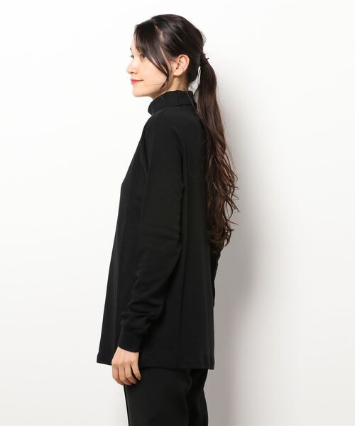 STARSTYLING（スタースタイリング）の「STARSTYLING/161-LS NONSENSE TURTLE NECK LS（Tシャツ/カットソー・レディース・ホワイト/ブラック・L/M）」の12枚目の写真