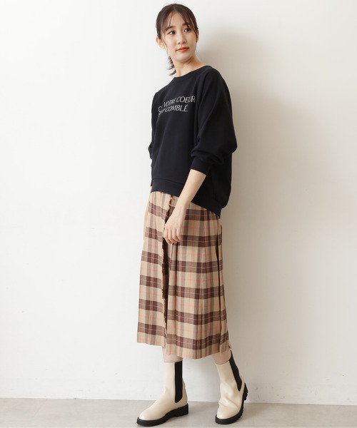 NATURAL BEAUTY BASIC(ナチュラルビューティーベーシック)の「キルトスカート(スカート・レディース・ベージュ系その他/ブルー系その他6・X-SMALL/SMALL/MEDIUM)」の11枚目の写真