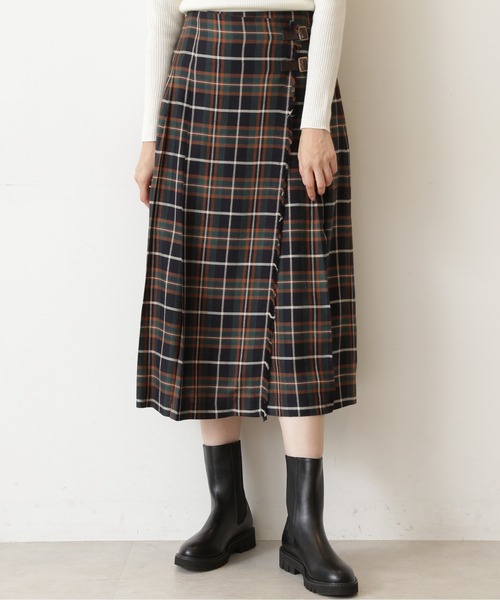 NATURAL BEAUTY BASIC(ナチュラルビューティーベーシック)の「キルトスカート(スカート・レディース・ベージュ系その他/ブルー系その他6・X-SMALL/SMALL/MEDIUM)」の7枚目の写真