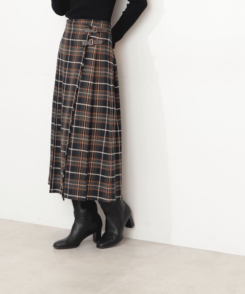 NATURAL BEAUTY BASIC(ナチュラルビューティーベーシック)の「キルトスカート(スカート・レディース・ベージュ系その他/ブルー系その他6・X-SMALL/SMALL/MEDIUM)」の17枚目の写真