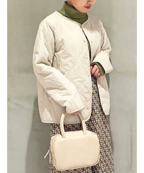 Lugnoncure（ルノンキュール）の「パッカブルブルゾン（ブルゾン・レディース・パープル/ブラック/ベージュ/モカ・ﾌﾘ-）」の3枚目の写真