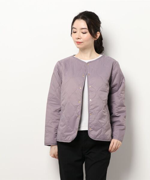 Lugnoncure（ルノンキュール）の「パッカブルブルゾン（ブルゾン・レディース・パープル/ブラック/ベージュ/モカ・ﾌﾘ-）」の4枚目の写真