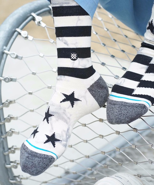 STANCE（スタンス）の「【STANCE / スタンス】SIDEREAL 2 / ラインソックス  ユニセックス（ソックス/靴下・メンズ・グレー・SMALL/LARGE）」の15枚目の写真