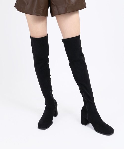 WC（ダブル シー）の「ヒールロングブーツ（ブーツ・レディース・ブラック/ブラック系その他・SMALL/MEDIUM）」の2枚目の写真