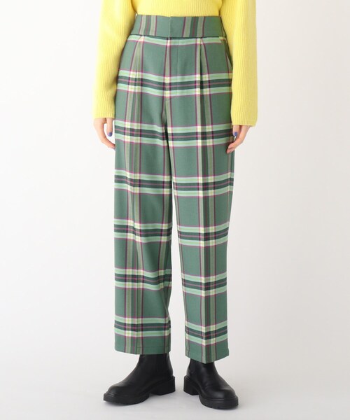 AG by aquagirl（エージーバイアクアガール）の「◆ストレッチチェックテーパードパンツ【WEB限定サイズ】（その他パンツ・レディース・グリーン系その他3/ホワイト系その他2・38/36/40）」の3枚目の写真