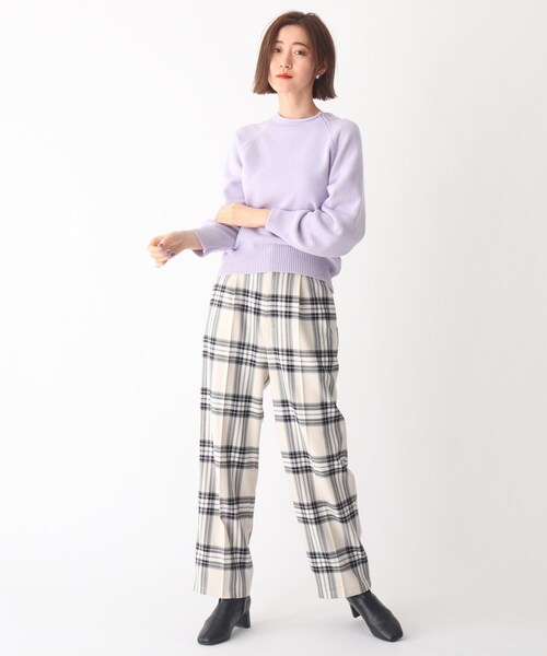 AG by aquagirl（エージーバイアクアガール）の「◆ストレッチチェックテーパードパンツ【WEB限定サイズ】（その他パンツ・レディース・グリーン系その他3/ホワイト系その他2・38/36/40）」の12枚目の写真