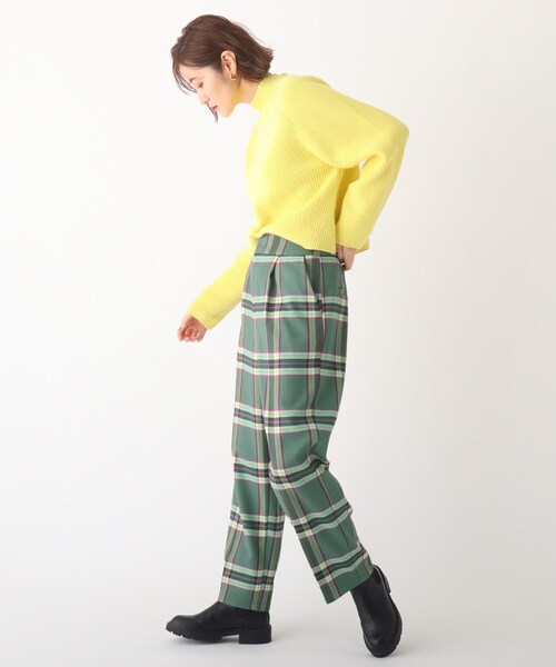 AG by aquagirl（エージーバイアクアガール）の「◆ストレッチチェックテーパードパンツ【WEB限定サイズ】（その他パンツ・レディース・グリーン系その他3/ホワイト系その他2・38/36/40）」の13枚目の写真