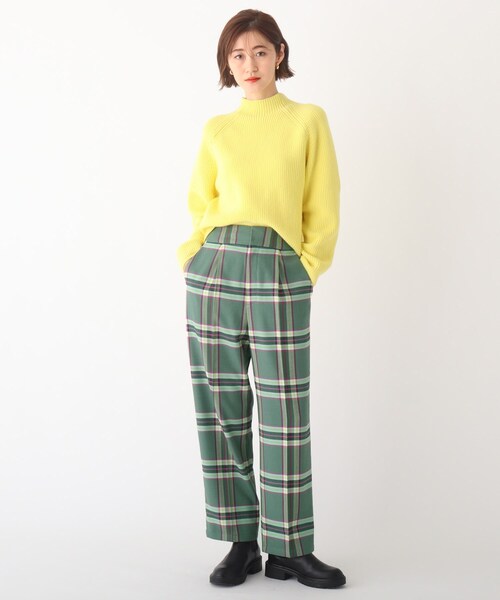 AG by aquagirl（エージーバイアクアガール）の「◆ストレッチチェックテーパードパンツ【WEB限定サイズ】（その他パンツ・レディース・グリーン系その他3/ホワイト系その他2・38/36/40）」の14枚目の写真