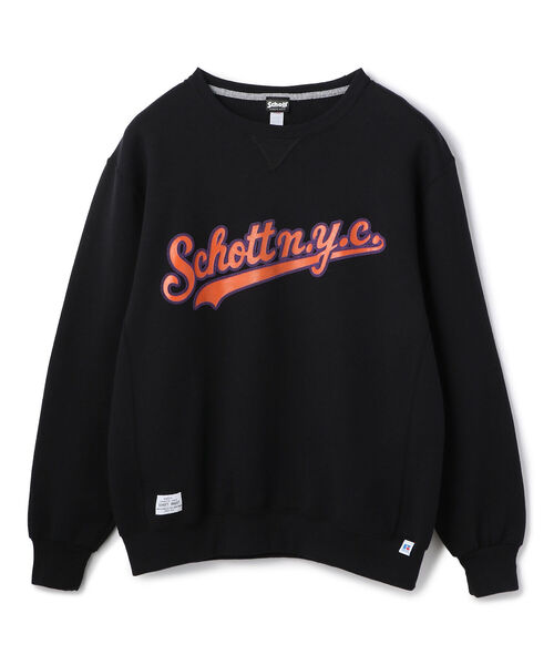schott（ショット）の「【WEB LIMITED】Schott×RUSSELL ATHLETIC/ショット×ラッセル アスレチック/CREW NECK SWEAT/スウェット（スウェット・メンズ・ブラック/ネイビー/ライトブルー/ホワイト/レッド/ロイヤルブルー/オレンジ・LARGE/X-LARGE/XX-LARGE）」の20枚目の写真