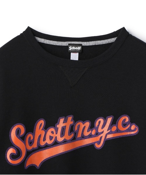 schott（ショット）の「【WEB LIMITED】Schott×RUSSELL ATHLETIC/ショット×ラッセル アスレチック/CREW NECK SWEAT/スウェット（スウェット・メンズ・ブラック/ネイビー/ライトブルー/ホワイト/レッド/ロイヤルブルー/オレンジ・LARGE/X-LARGE/XX-LARGE）」の12枚目の写真