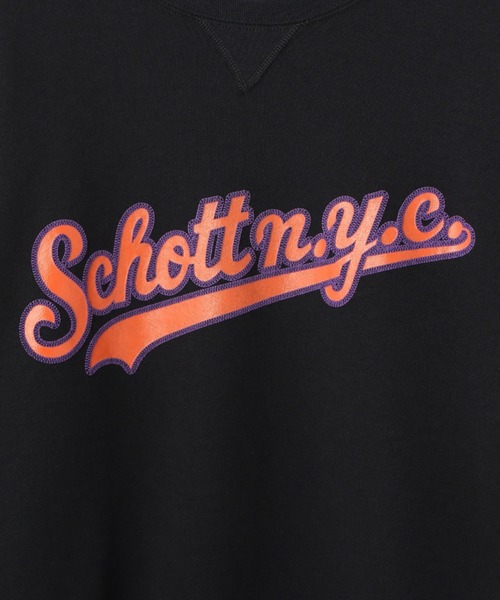 schott（ショット）の「【WEB LIMITED】Schott×RUSSELL ATHLETIC/ショット×ラッセル アスレチック/CREW NECK SWEAT/スウェット（スウェット・メンズ・ブラック/ネイビー/ライトブルー/ホワイト/レッド/ロイヤルブルー/オレンジ・LARGE/X-LARGE/XX-LARGE）」の14枚目の写真