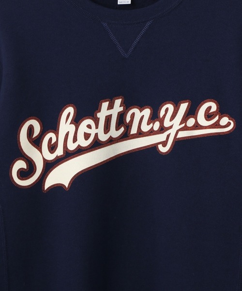 schott（ショット）の「【WEB LIMITED】Schott×RUSSELL ATHLETIC/ショット×ラッセル アスレチック/CREW NECK SWEAT/スウェット（スウェット・メンズ・ブラック/ネイビー/ライトブルー/ホワイト/レッド/ロイヤルブルー/オレンジ・LARGE/X-LARGE/XX-LARGE）」の15枚目の写真