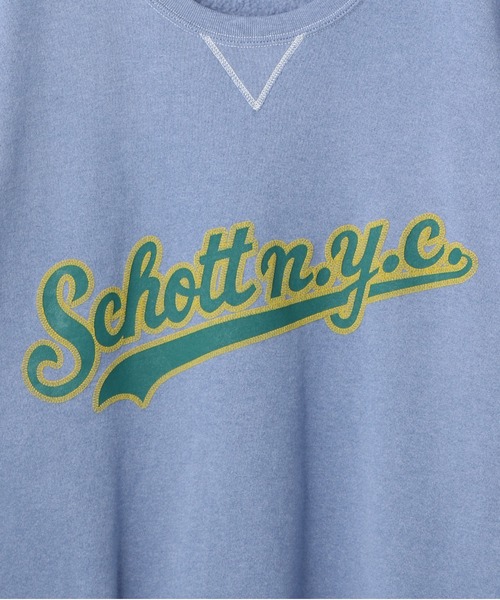 schott（ショット）の「【WEB LIMITED】Schott×RUSSELL ATHLETIC/ショット×ラッセル アスレチック/CREW NECK SWEAT/スウェット（スウェット・メンズ・ブラック/ネイビー/ライトブルー/ホワイト/レッド/ロイヤルブルー/オレンジ・LARGE/X-LARGE/XX-LARGE）」の16枚目の写真