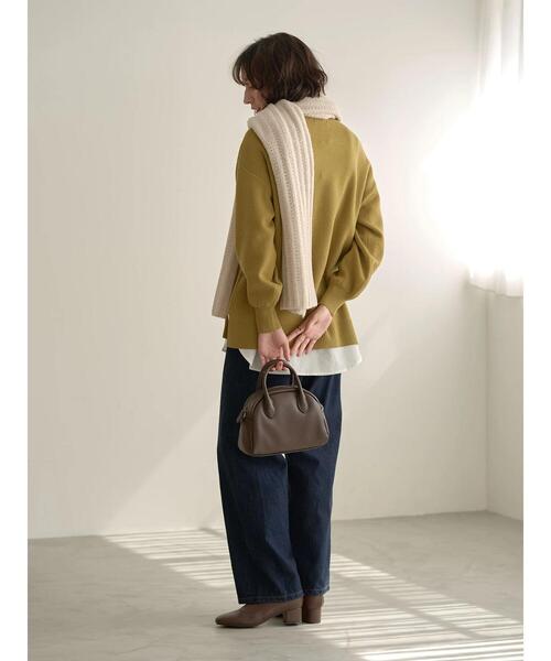 earth music&ecology（アースミュージックアンドエコロジー）の「ブラッシュヤーンマフラー＊（マフラー・レディース・アイボリー/チャコールグレー/ベージュ/ミント・FREE）」の12枚目の写真