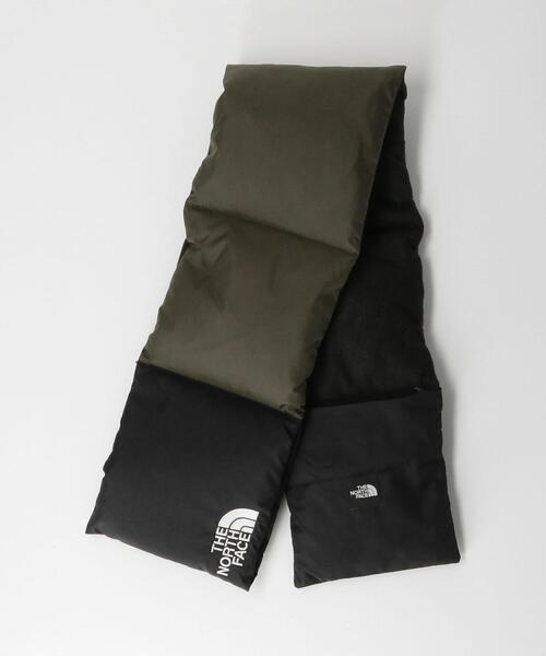 THE NORTH FACE（ザノースフェイス）の「【WEB限定】＜THE NORTH FACE＞ヌプシ マフラー / Nuptse Muffler（マフラー・レディース・ブラック/オリーブ・FREE）」の8枚目の写真